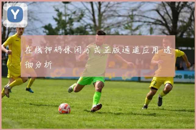 在线押码休闲方式正版通道应用 透彻分析